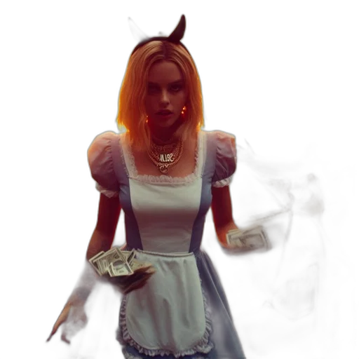 dress, staff, mask, face transparent PNG cut-out