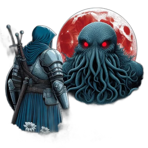 creature, concept art, fantasy art, pixel art transparent PNG cut-out