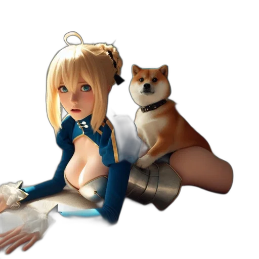 staff, animal, weapon, dress transparent PNG cut-out