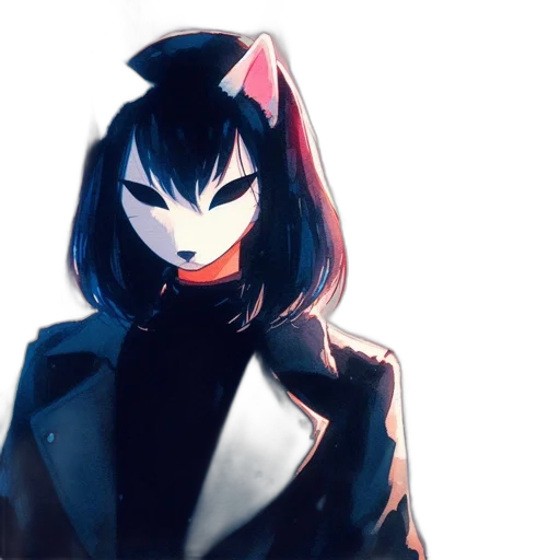 mask, jacket, animal, creature transparent PNG cut-out