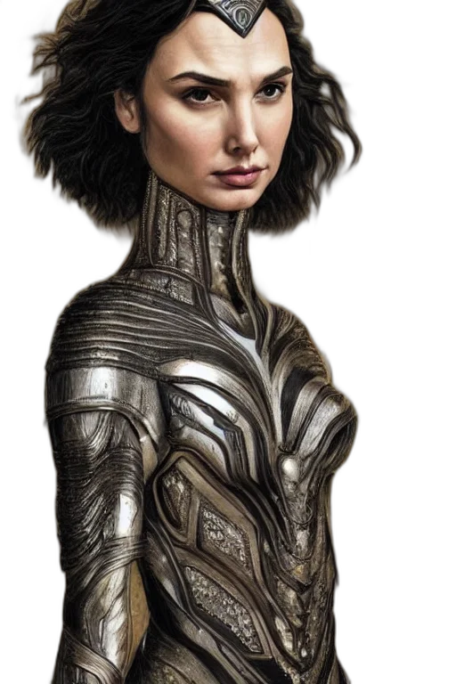 face, robot, hair, fantasy art transparent PNG cut-out