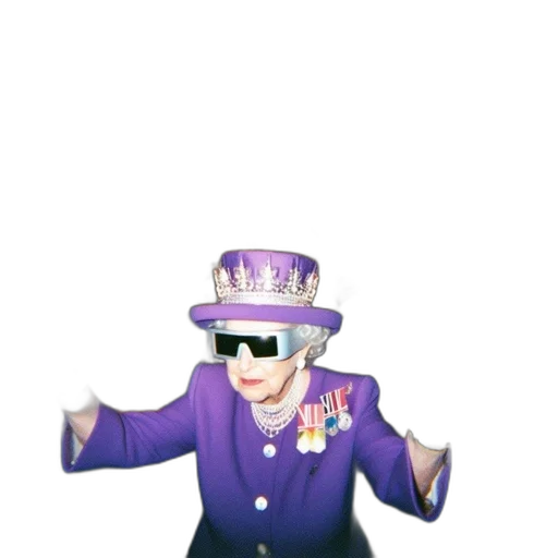 crown, hat, staff, jacket transparent PNG cut-out