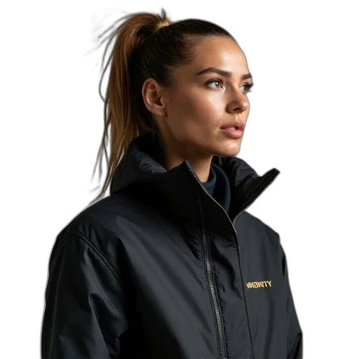 jacket, staff, women, mighty transparent PNG cut-out