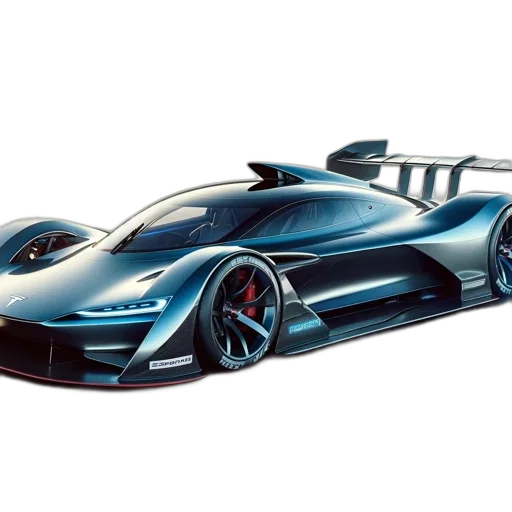 car, concept art, 3d render, photorealistic transparent PNG cut-out