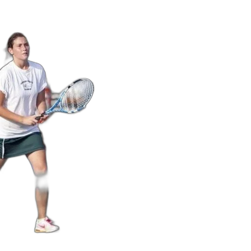 female, tennis, player, white transparent PNG cut-out