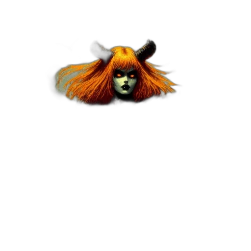 mask, creature, hair, animal transparent PNG cut-out