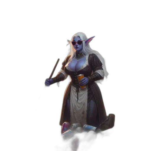 staff, weapon, creature, mask transparent PNG cut-out