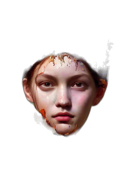 face, crown, mask, jewelry transparent PNG cut-out