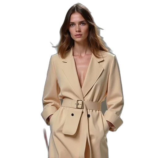 jacket, dress, earth tones, golden transparent PNG cut-out