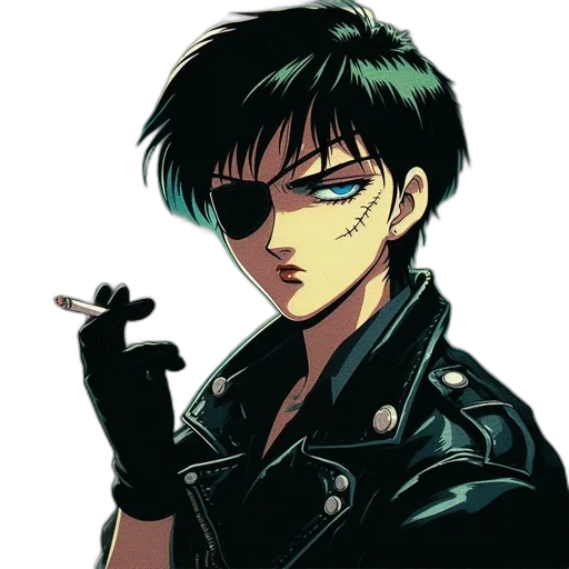 jacket, weapon, face, mask transparent PNG cut-out