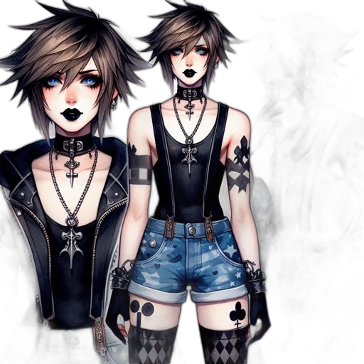 concept art, fantasy art, anime, cartoon transparent PNG cut-out