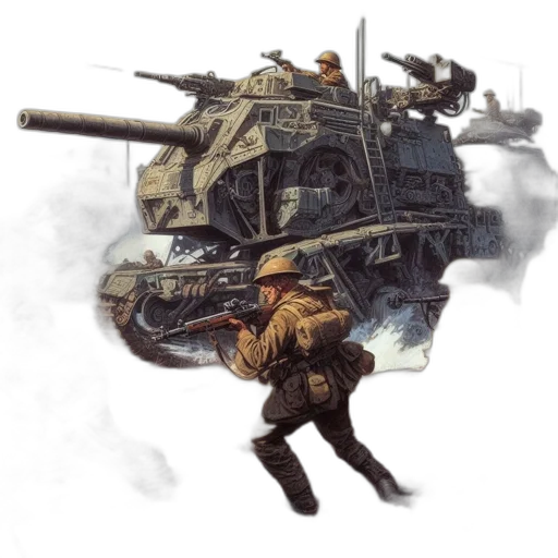 weapon, concept art, photorealistic, comic book art transparent PNG cut-out