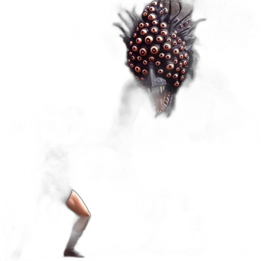 hair, creature, crown, shoes transparent PNG cut-out