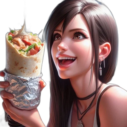 food, weapon, face, concept art transparent PNG cut-out