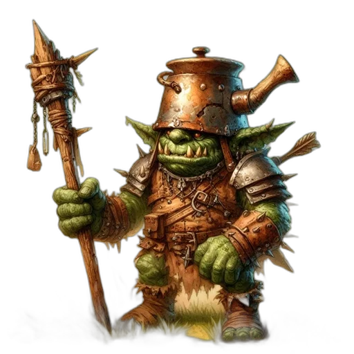 staff, creature, fantasy art, concept art transparent PNG cut-out