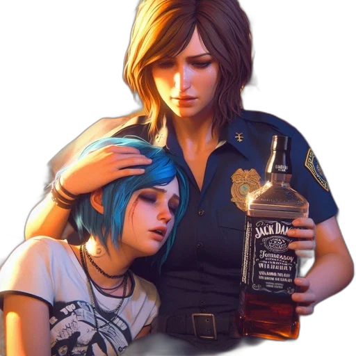 bottle, jacket, weapon, concept art transparent PNG cut-out