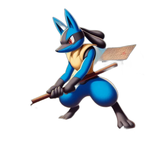 staff, animal, weapon, fantasy art transparent PNG cut-out