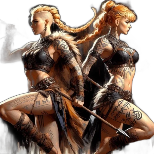 comic book art, concept art, fantasy art, pixel art transparent PNG cut-out