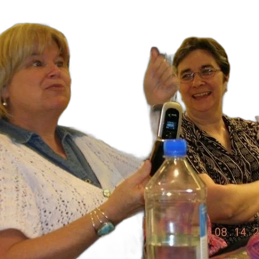 bottle, staff, weapon, two transparent PNG cut-out