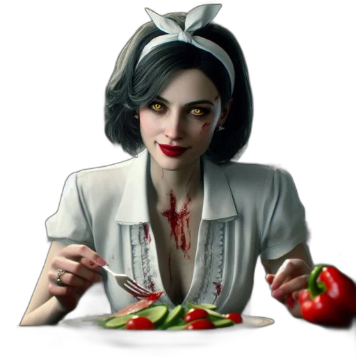 food, concept art, photorealistic, pixel art transparent PNG cut-out