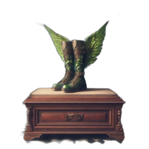 furniture, dragon, crown, staff transparent PNG cut-out