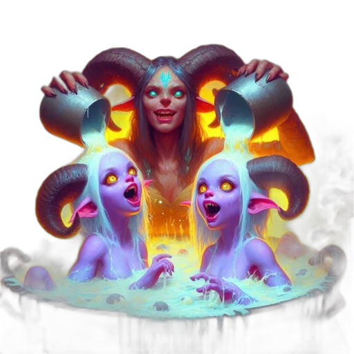 creature, concept art, fantasy art, pixel art transparent PNG cut-out