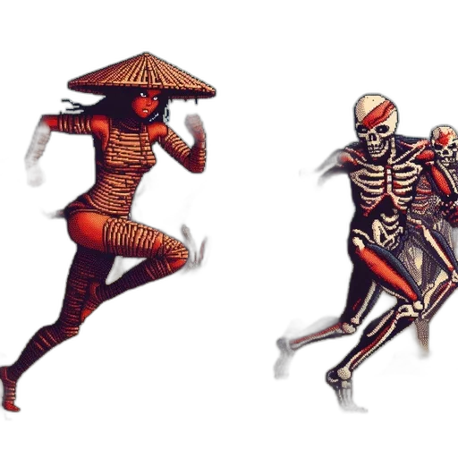 concept art, comic book art, fantasy art, pixel art transparent PNG cut-out