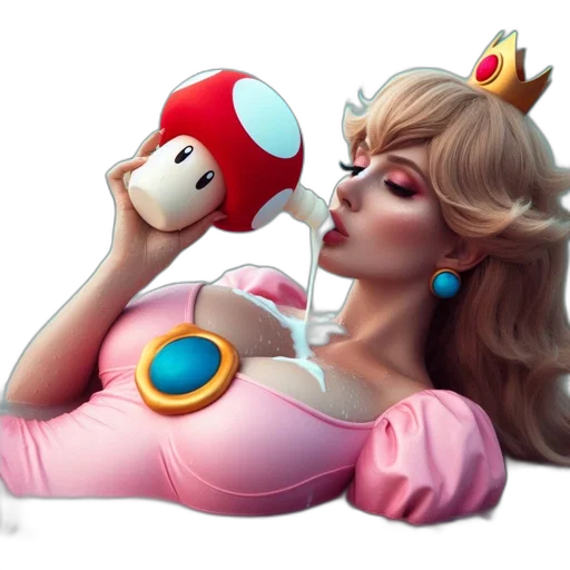 crown, dress, concept art, 3d render transparent PNG cut-out