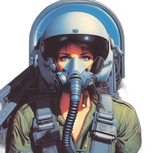 mask, face, jacket, concept art transparent PNG cut-out