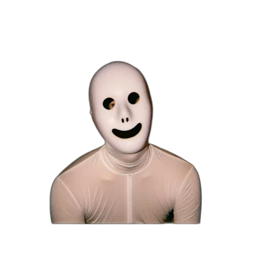mask, face, jacket, creature transparent PNG cut-out