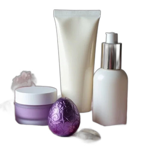 collection, skincare, products, including transparent PNG cut-out