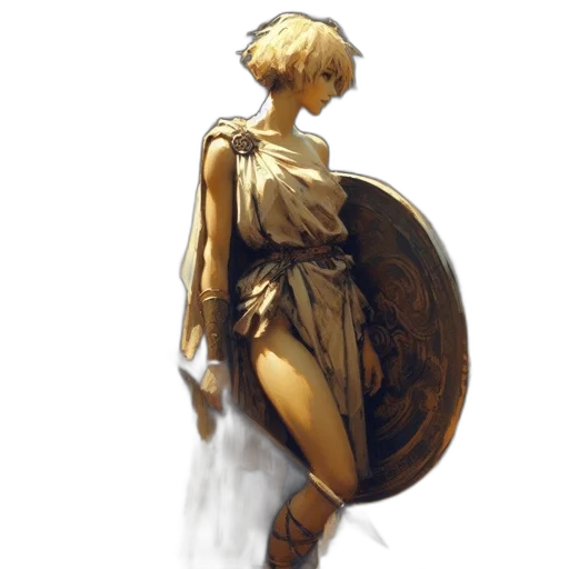 dress, sword, weapon, staff transparent PNG cut-out