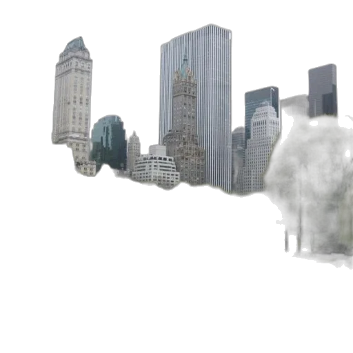 building, umbrella, concept art, 3d render transparent PNG cut-out
