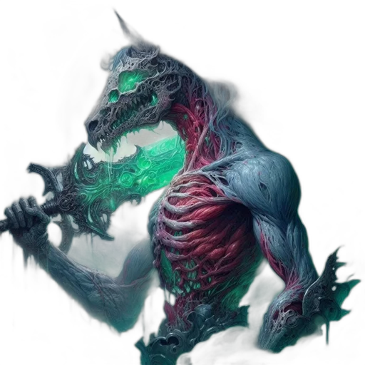 dragon, creature, animal, staff transparent PNG cut-out