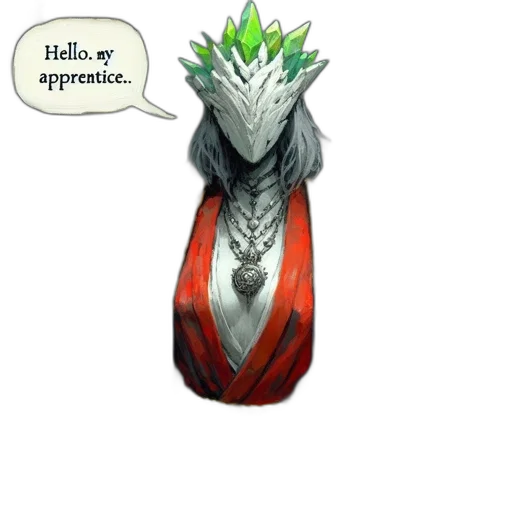 dragon, staff, mask, jewelry transparent PNG cut-out
