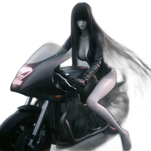 hair, photorealistic, fantasy art, concept art transparent PNG cut-out