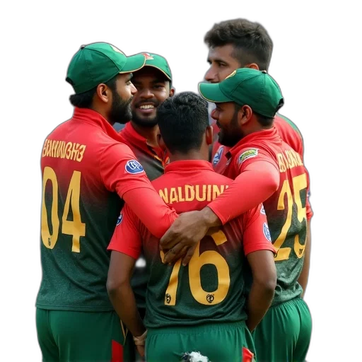 bangladesh, team, being, embraced transparent PNG cut-out