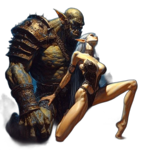 creature, mask, concept art, fantasy art transparent PNG cut-out