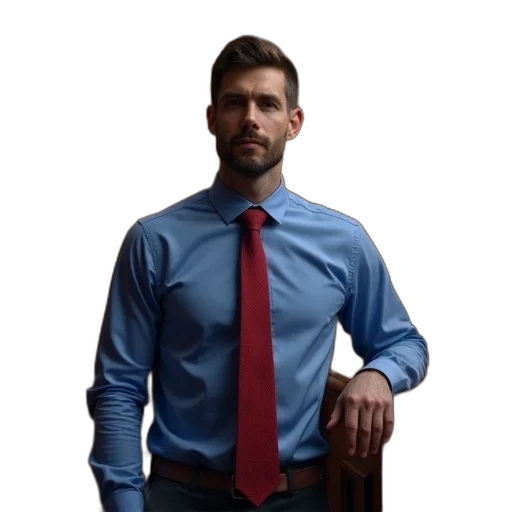 staff, jacket, furniture, face transparent PNG cut-out
