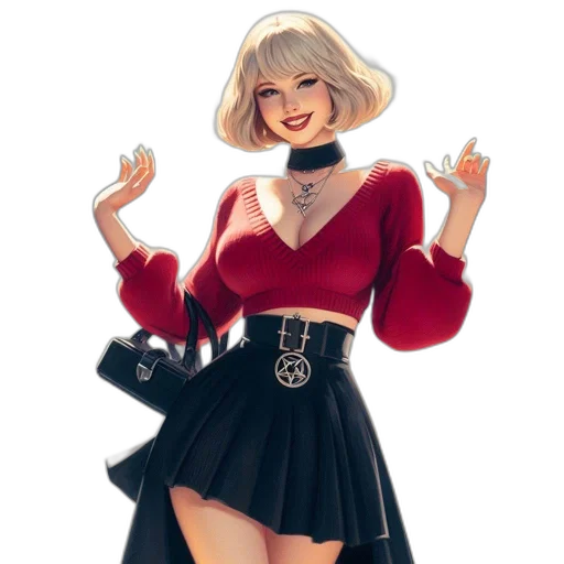 dress, jacket, concept art, cartoon transparent PNG cut-out