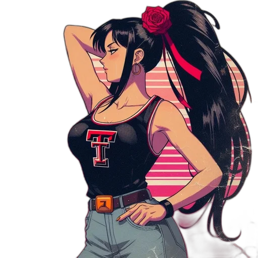 dress, anime, cartoon, concept art transparent PNG cut-out