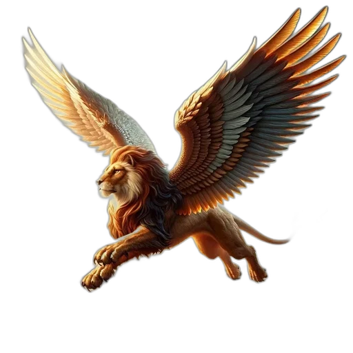 dragon, staff, animal, fantasy art transparent PNG cut-out