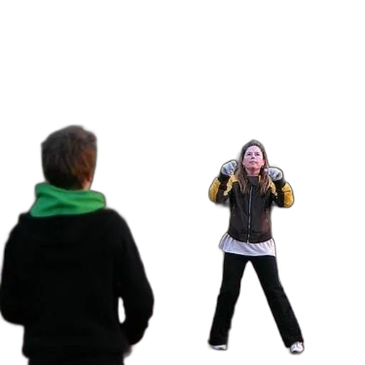 jacket, staff, creature, 3d render transparent PNG cut-out