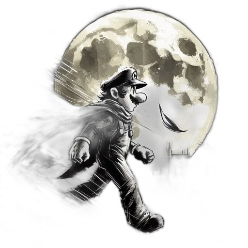 mask, concept art, comic book art, fantasy art transparent PNG cut-out