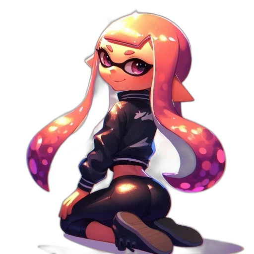 jacket, dress, weapon, staff transparent PNG cut-out