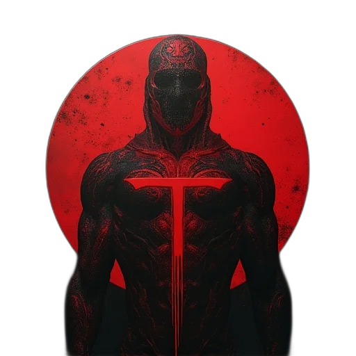 mask, jacket, face, comic book art transparent PNG cut-out