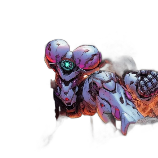 robot, creature, dragon, weapon transparent PNG cut-out