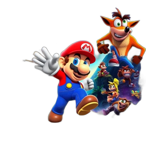 hat, 3d render, concept art, mario transparent PNG cut-out