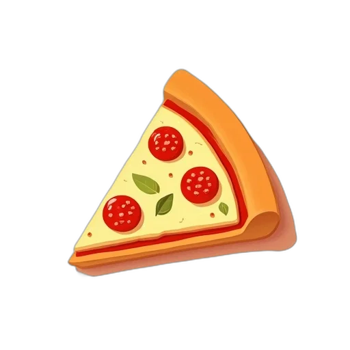 food, weapon, 3d render, pixel art transparent PNG cut-out