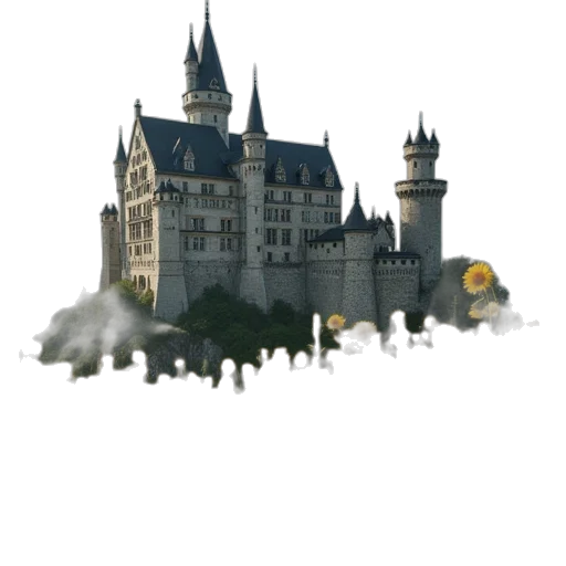 building, crown, staff, dragon transparent PNG cut-out